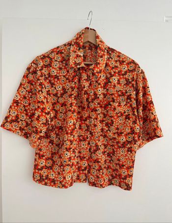 Chemise vintage à motifs