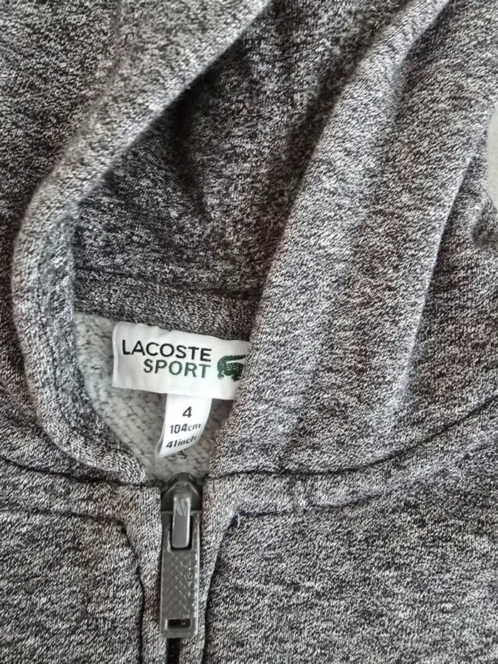 Veste gris Lacoste - photo numéro 2