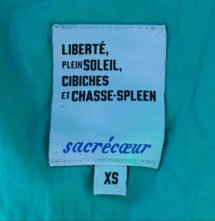 👗 Robe chemise oversize verte – Sacré Cœur - photo numéro 4