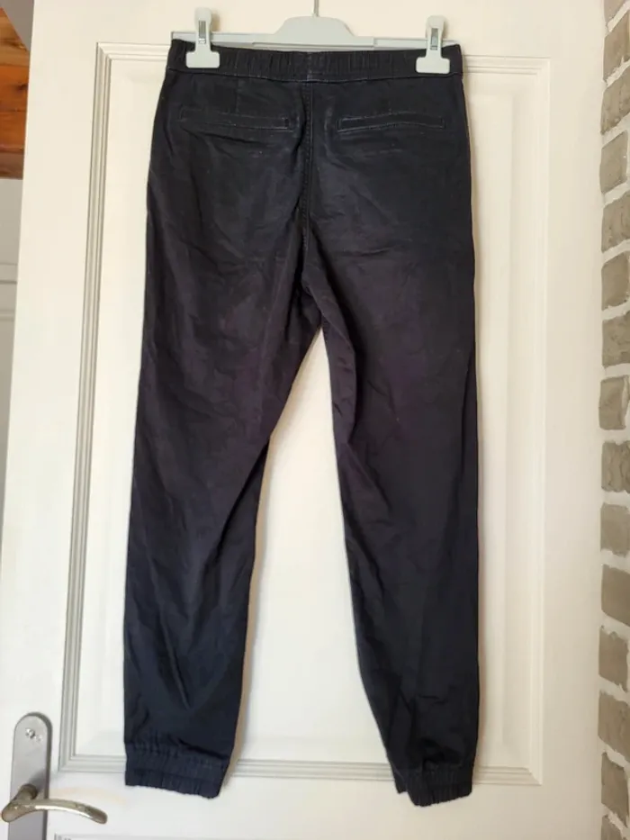 Pantalon en toile noire Kiabi - photo numéro 4