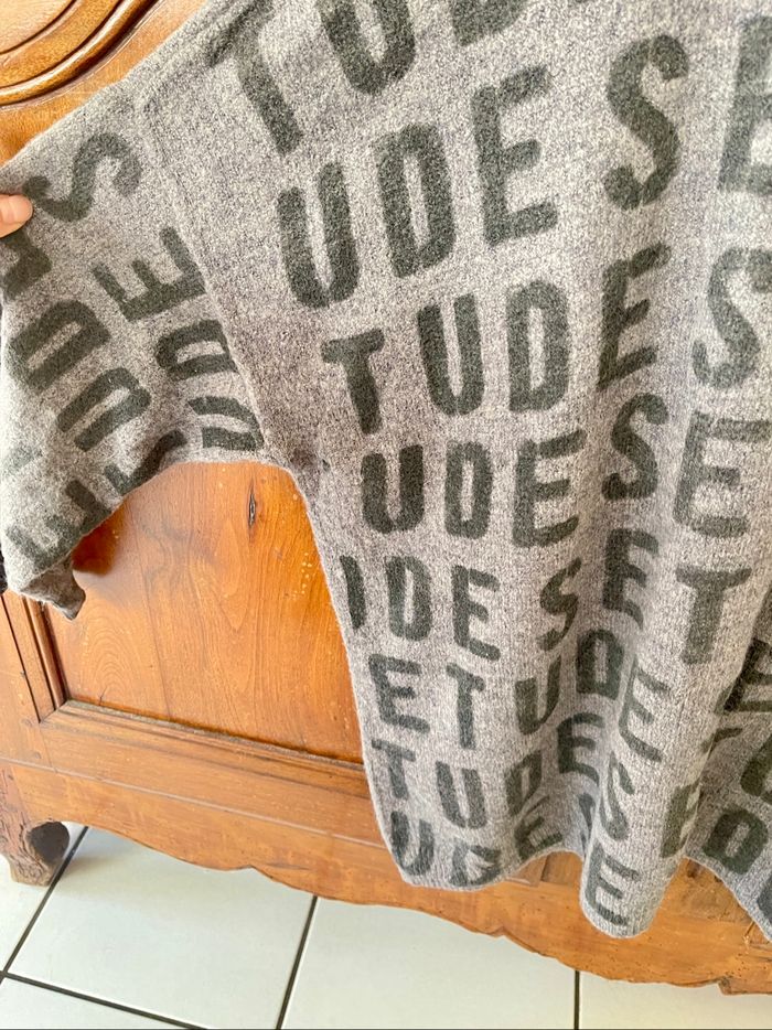 Pull oversize gris - photo numéro 3