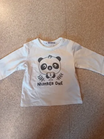 T-shirt à manches longues 3 mois