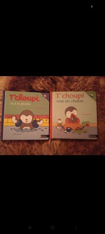 Lot 2 livres T'choupi