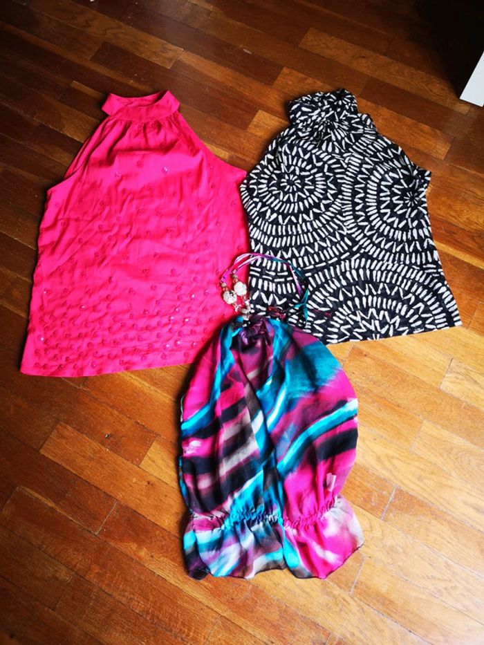 Lot de 3 tops hauts