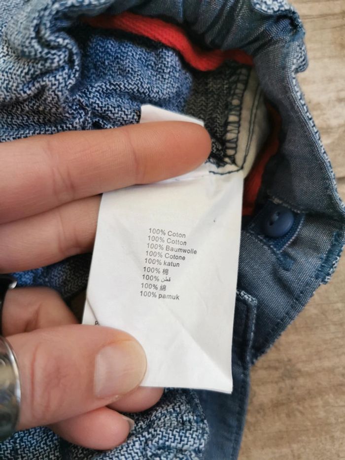 🌺Très joli short Cadet Rouselle 6mois 100%coton Neuf avec étiquette - photo numéro 10
