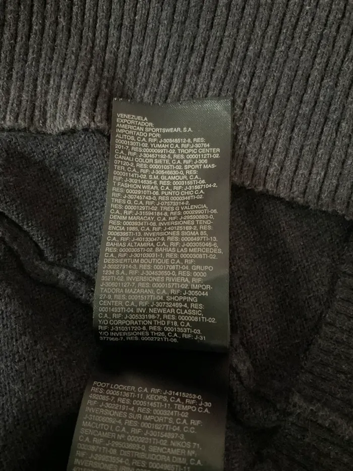 Pull col en V bleu marine pour homme Tommy Hilfiger taille M 471 - photo numéro 15