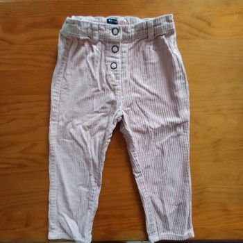 Pantalon velours Kiabi fille 3 ans