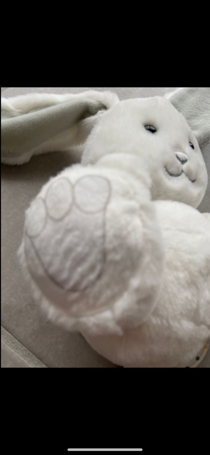 Doudou Peluche Lapin Gipsy Neuf - photo numéro 2