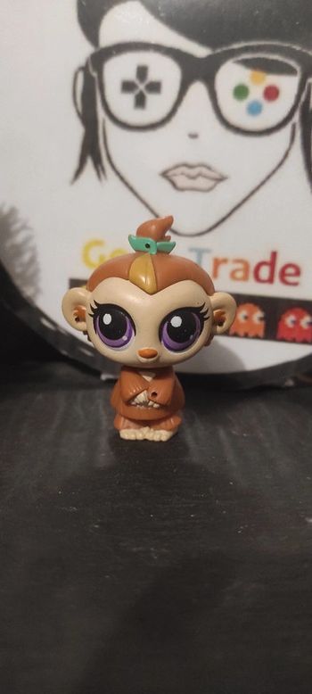 My Littlest Petshop Pet Shop LPS Authentic  Hasbro Yeti Mushroom Lee 3660 Monkey
