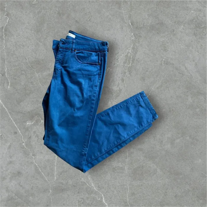 Chino femme Zara / 40 / Bleu / Très bon état - photo numéro 3