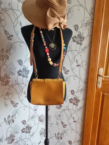 Sac bandoulière moutarde