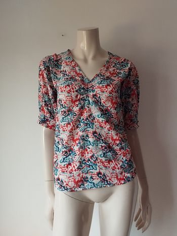 Blouse col V La fée Maraboutée taille s