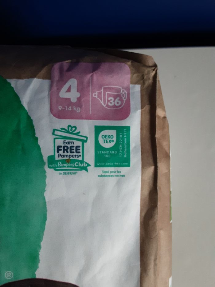 1 paquet de pampers harmonie T4 (9-14 kg) - photo numéro 2