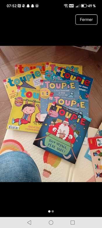 Lot de 8 magazine Toupie 