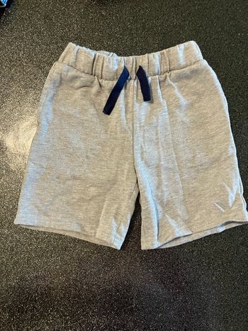 Short coton gris garçon 6/7 ans tex