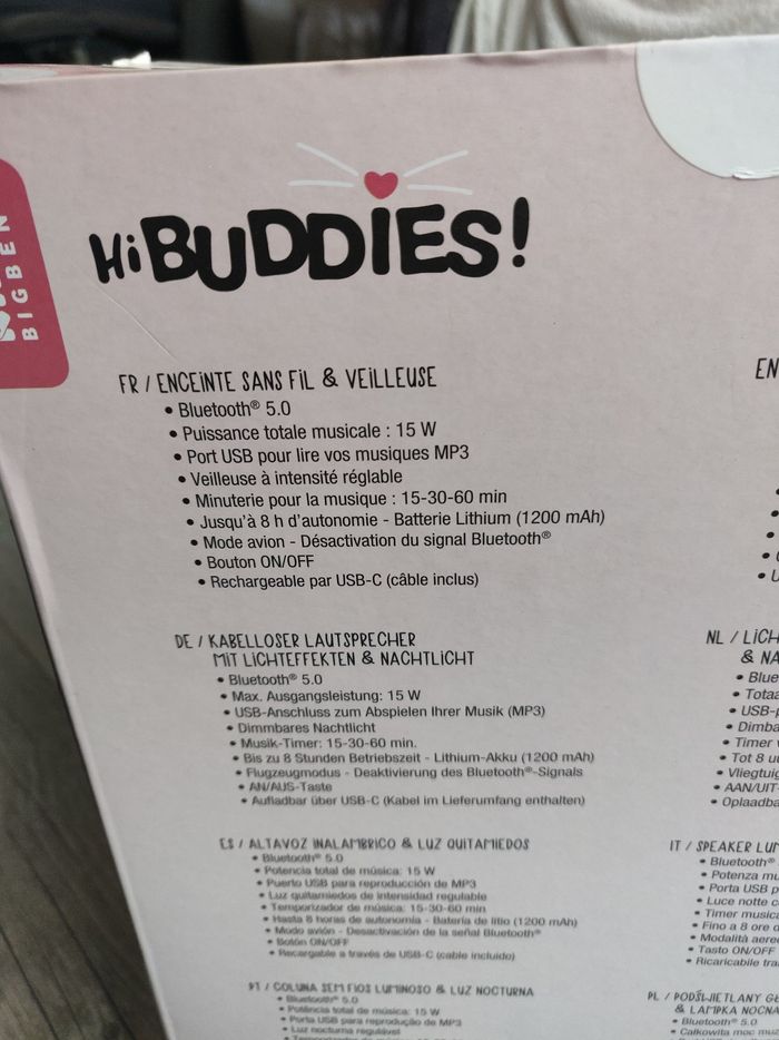 Enceinte et veilleuse sans fil - photo numéro 3