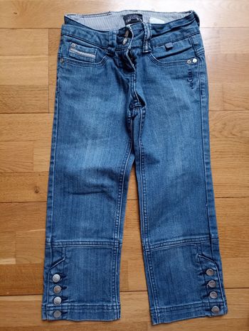 Pantacourt jean 👖 fille 10 ans
