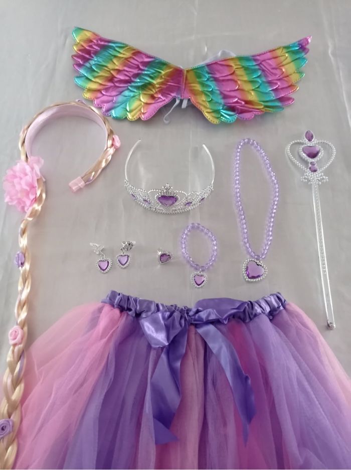 Deguisement ensemble aile et jupette 3-6ans - photo numéro 5