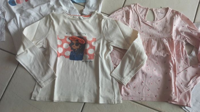 Lot de 9 Tee shirts fille 8 ans tbe - photo numéro 5