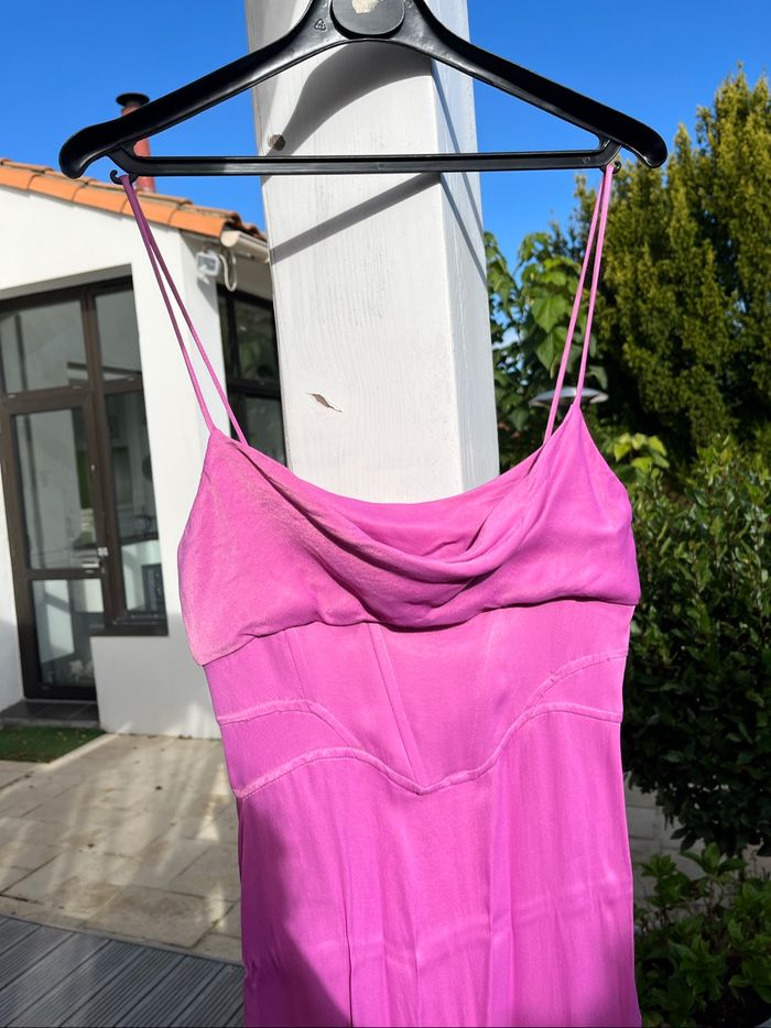 Robe longue rose - photo numéro 2