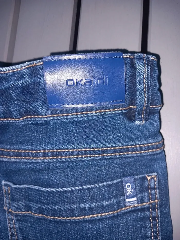 Bermuda slim en jeans Okaidi - photo numéro 5