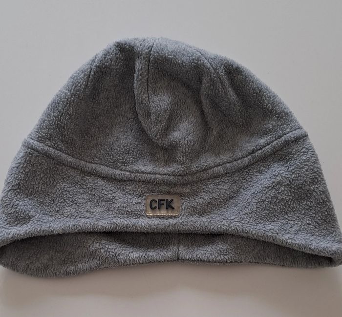 Bonnet gris polaire T1 (2/3 ans)