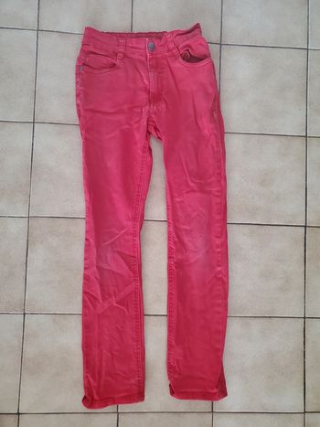 Pantalon jean slim rouge Orchestra 8 ans