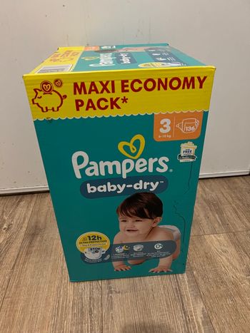 Couches Pampers baby-dry T3 - 6-10kg
