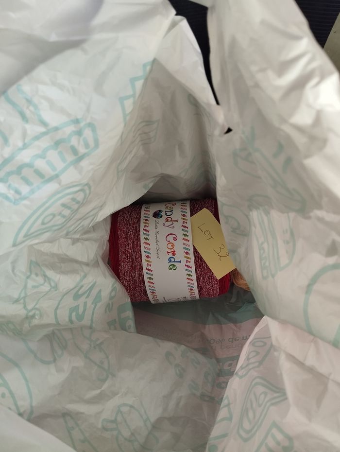 * 1 pelote fil de coton multicolore Candy Corde par Lidia Crochet #1 - photo numéro 5