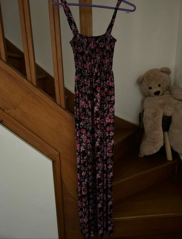 Robe longue fleurie femme