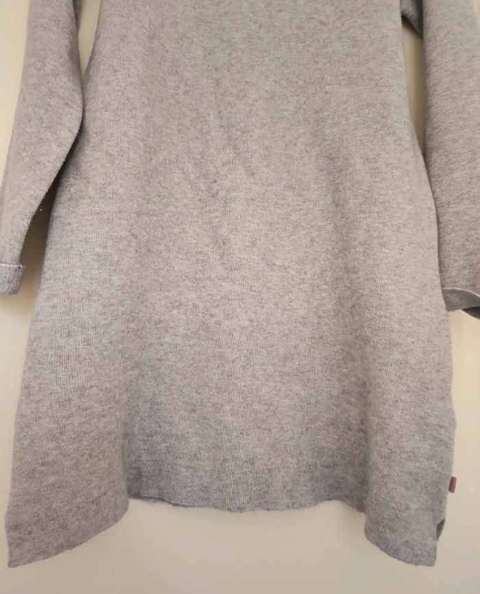 Robe pull fourrée Okaidi 10 ans gris neuve - photo numéro 4