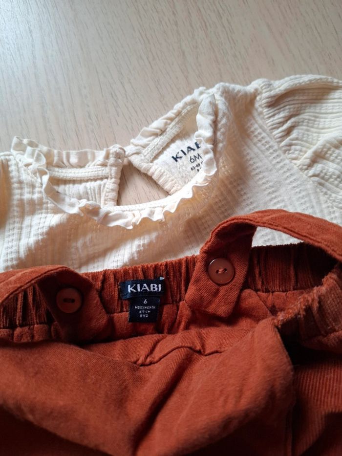 Ensemble salopette + t-shirt - photo numéro 2