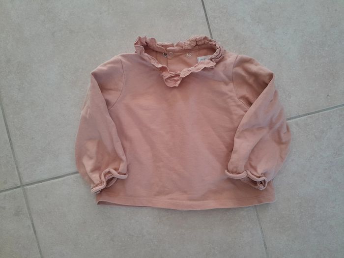 Haut avec col brodé Verbaudet 18 mois