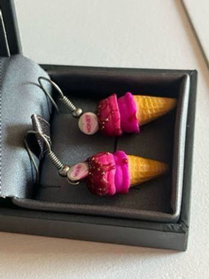 Boucles d’oreilles glaces - photo numéro 2