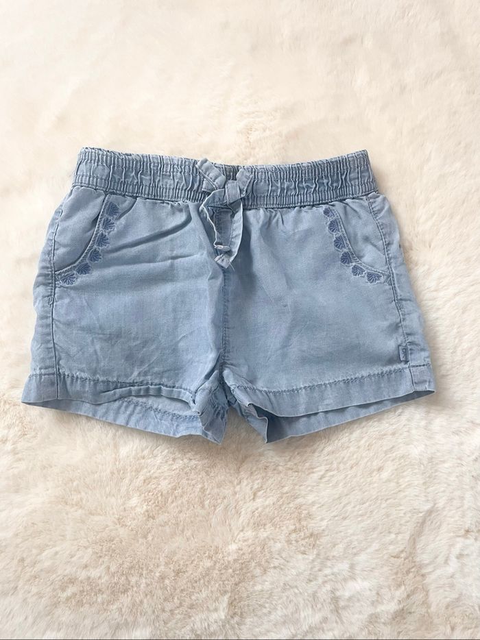 Lot de deux shorts bleus 5 ans - photo numéro 6