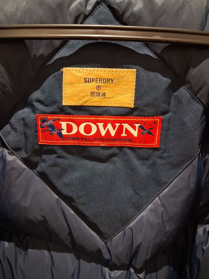 Parka superdry bleu - photo numéro 2