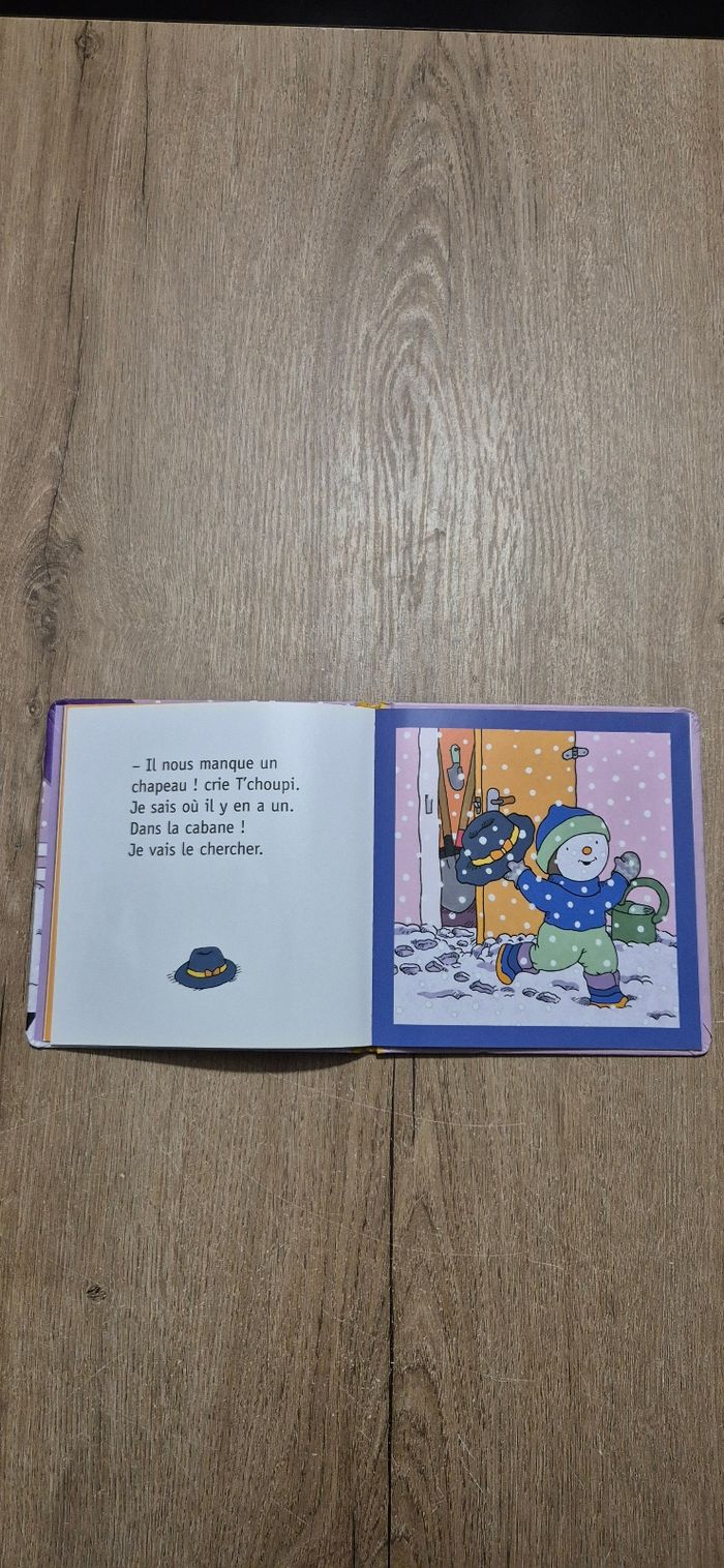 Livre T'choupi fait un bonhomme de neige - photo numéro 5