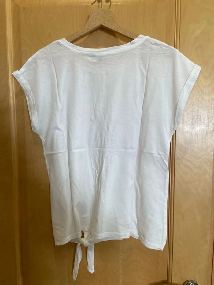 🦩 Teeshirt imprimé flamant roses etam blanc 🦩 - photo numéro 2
