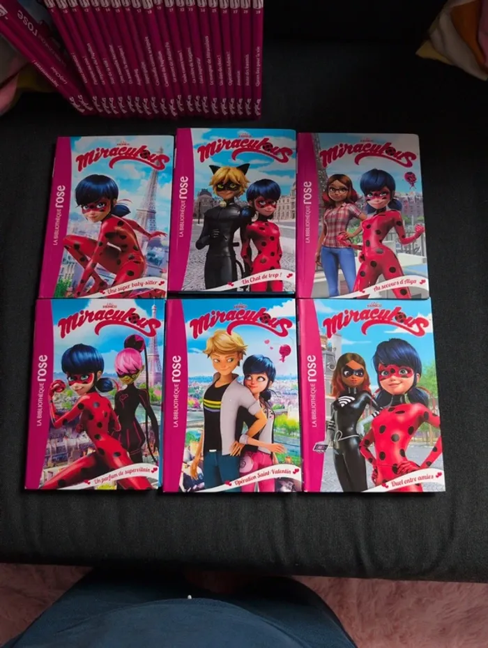 Lot livre bibliothèque rose miraculous - photo numéro 2