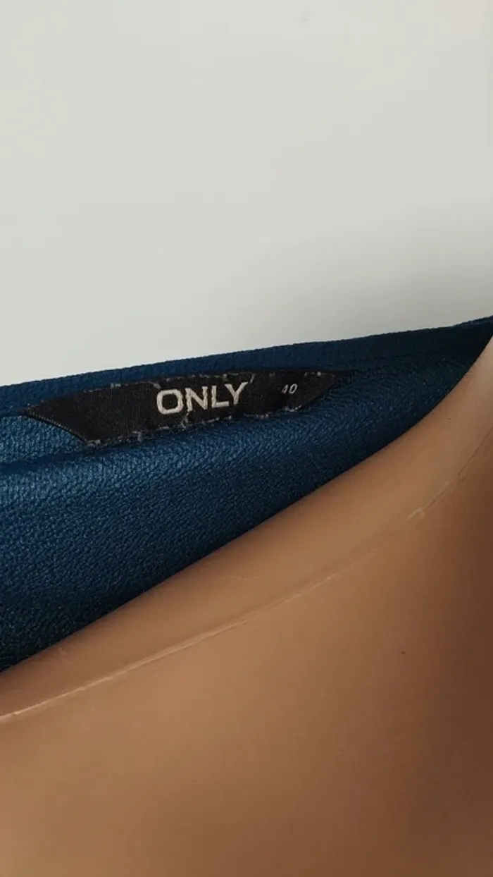 Blouse bleu only taille 40 femme manches courtes - photo numéro 11