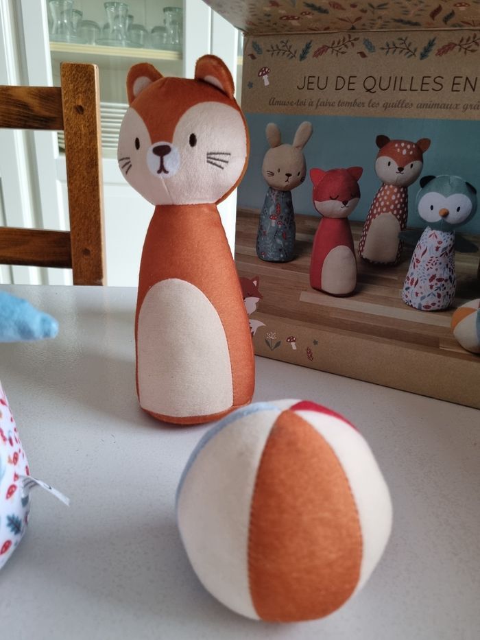Jeu de quilles en tissu neuf Little Forest - photo numéro 6