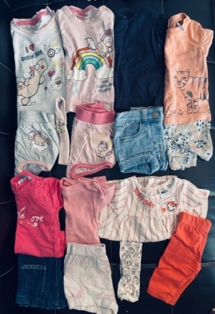 Lot de 15 pièces été 3 mois