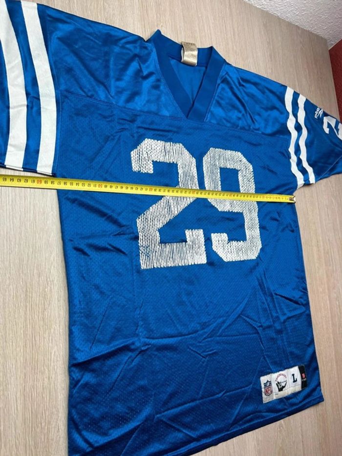 Maillot NFL Vintage Indianapolis Colts #29 Eric Dickerson Reebok Y2K Taille L - photo numéro 8