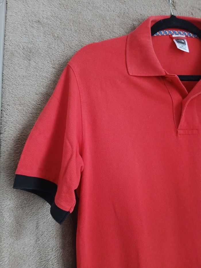 Polo The North Face - Rouge et Noir Taille S - photo numéro 3