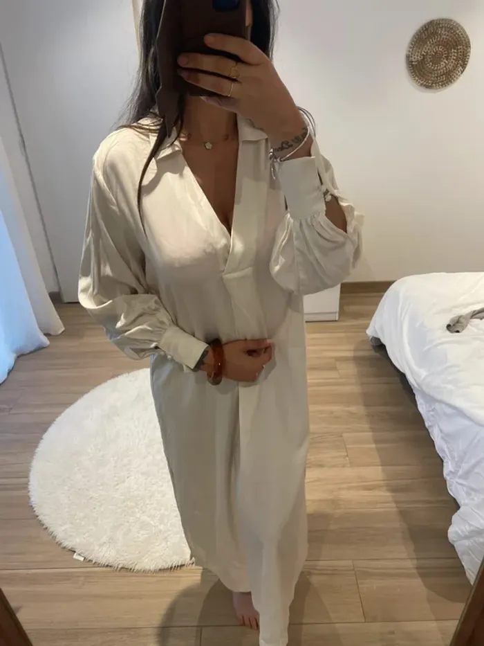 Robe longue satin H&M - photo numéro 11