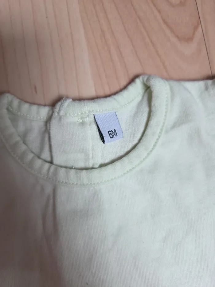Débardeur vert 6mois fille - photo numéro 2