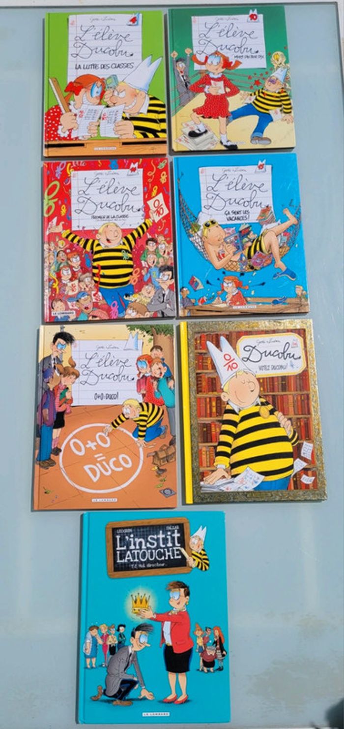 BD Ducobu : Tomes 4, 10, 14, 15, 20 et 26 + 1 instit latouche - photo numéro 2