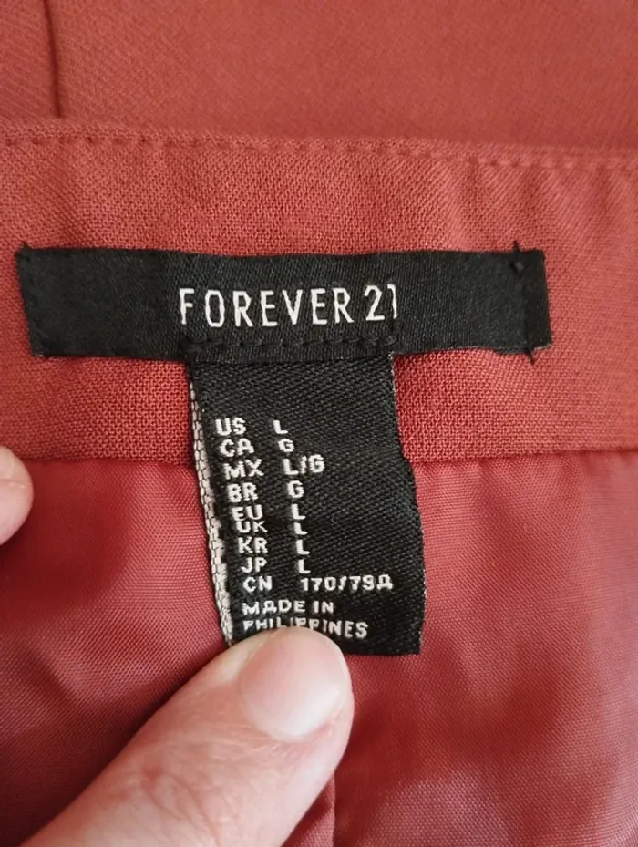 🌸Mini-jupe Marron Forever21 Taille 40🌸 - photo numéro 3