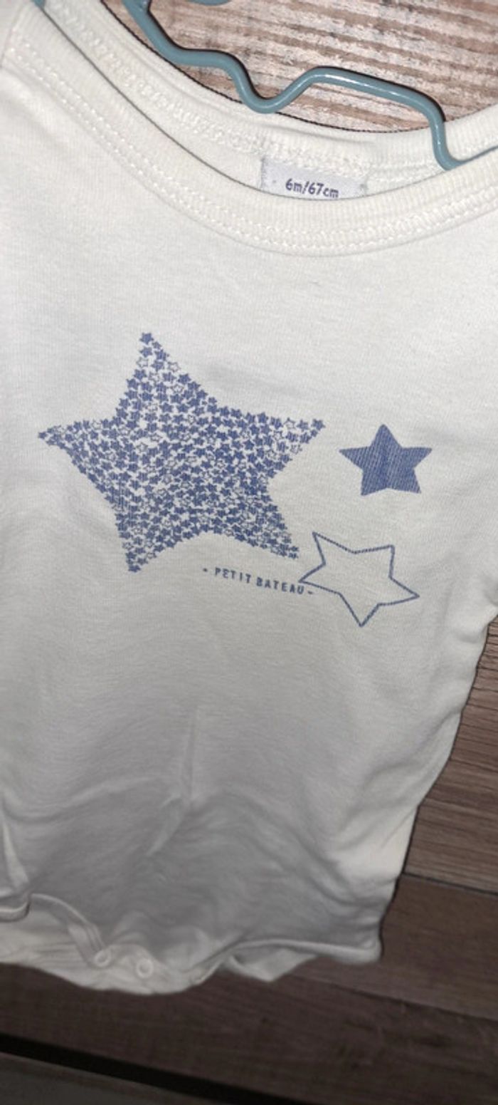 Body manches longues Petit Bateau 6 mois - photo numéro 2
