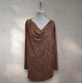 Tunique fluide motifs léopard taille 46